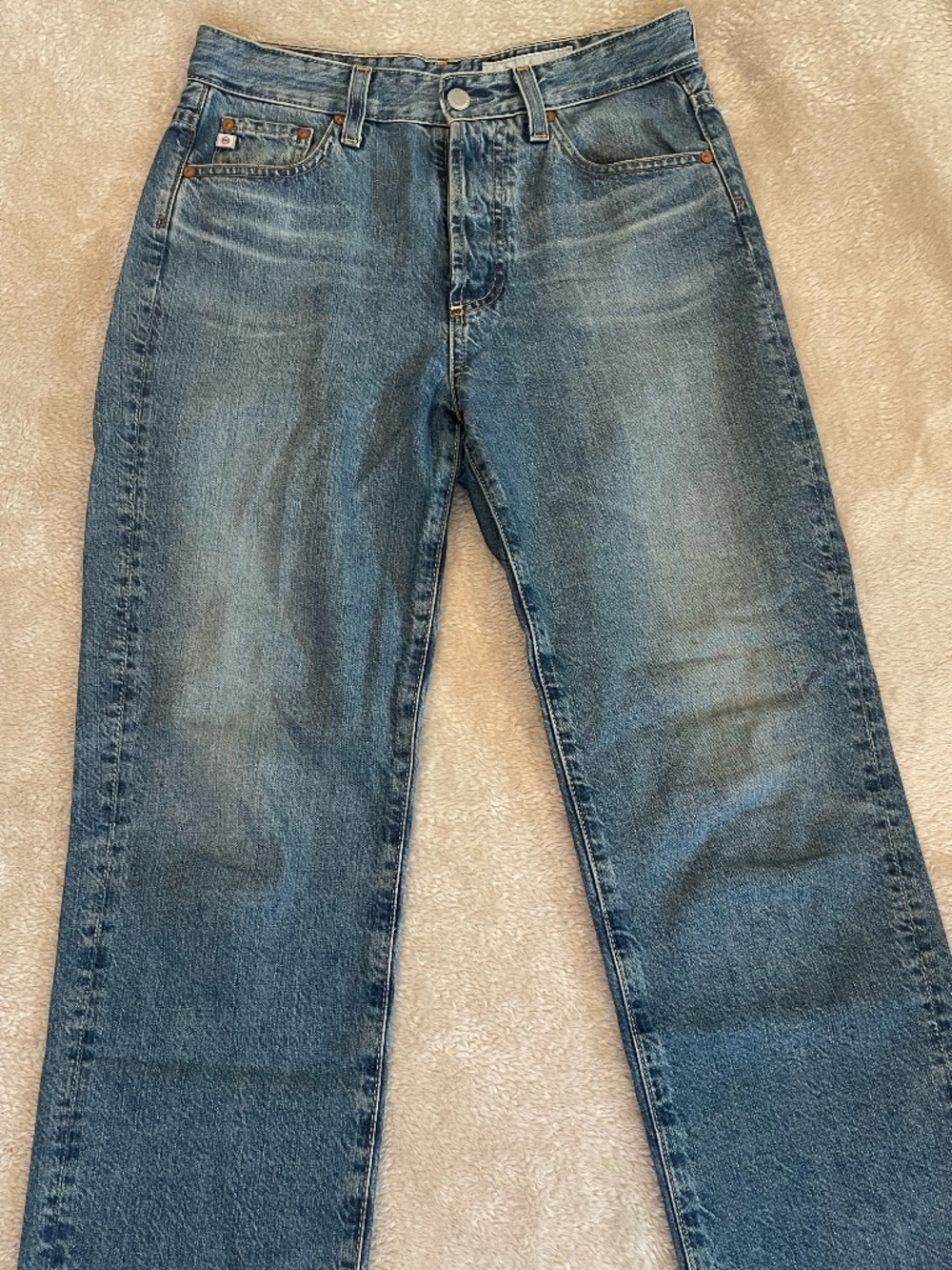 AG Jeans, Alexxis crop, High Rise Vintage Straight
